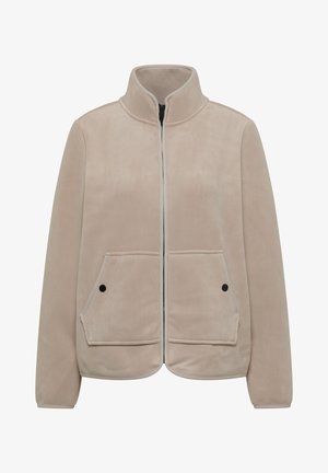 Cecil, FLEECE JACKET WITH ZIP AND STAND-UP COLLAR - Veste polaire - powder beige
