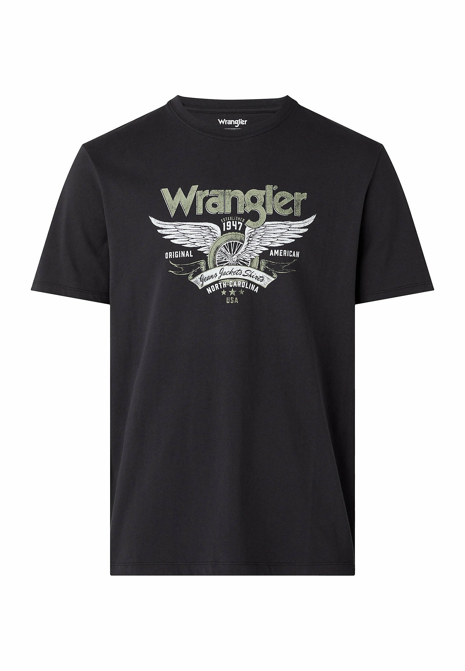 Faded Black Print Tee