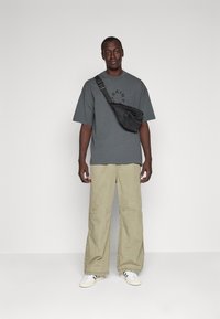 AllSaints TIERRA CREW - Marškinėliai su spaudiniu - galaxy grey
