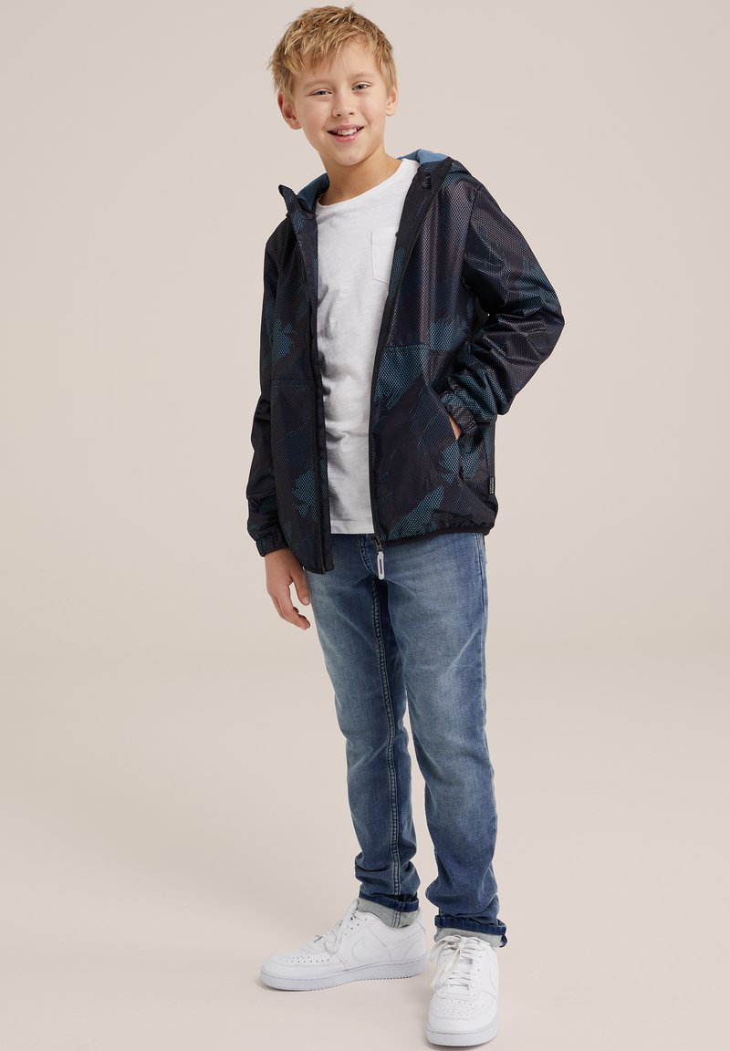 WE Fashion Kurtka sportowa/niebieski Zalando.pl