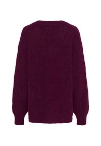 Kaffe ANE V-NECK - Strickpullover - windsor wine