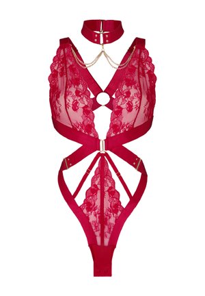 Hunkemöller, COLETTE HL STRING BODY - Body - cerise