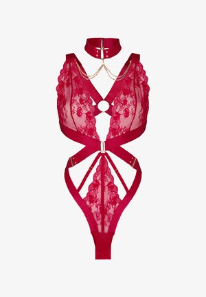 Hunkemöller, COLETTE HL STRING BODY - Body - cerise