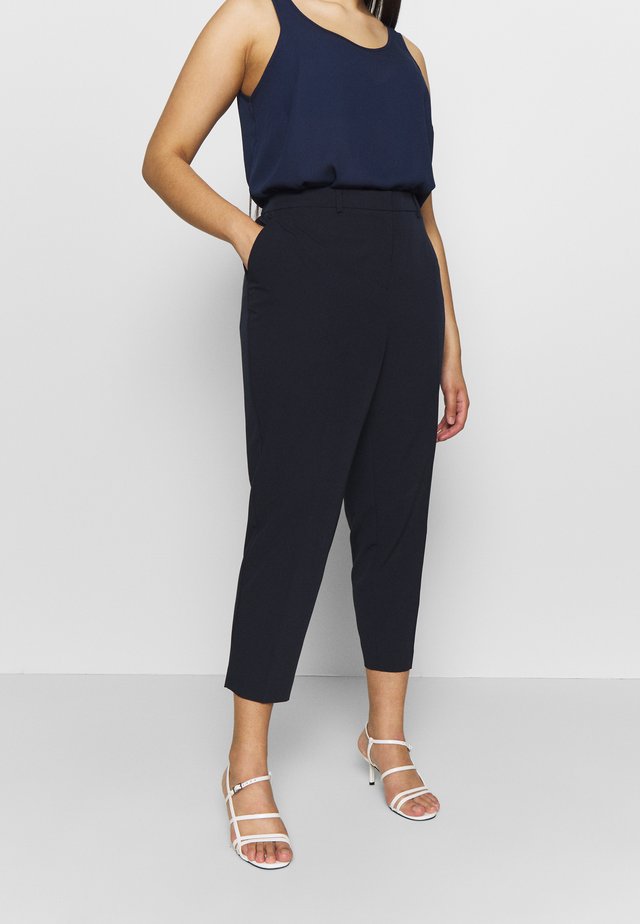 ELASTIC BACK ANKLE GRAZER - Pantalon classique - navy