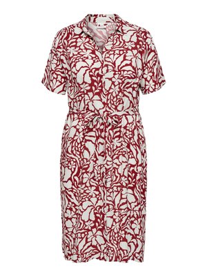ONLY Carmakoma, Robe chemise - merlot
