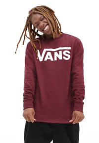 Vans CLASSIC - Sudadera - dark red
