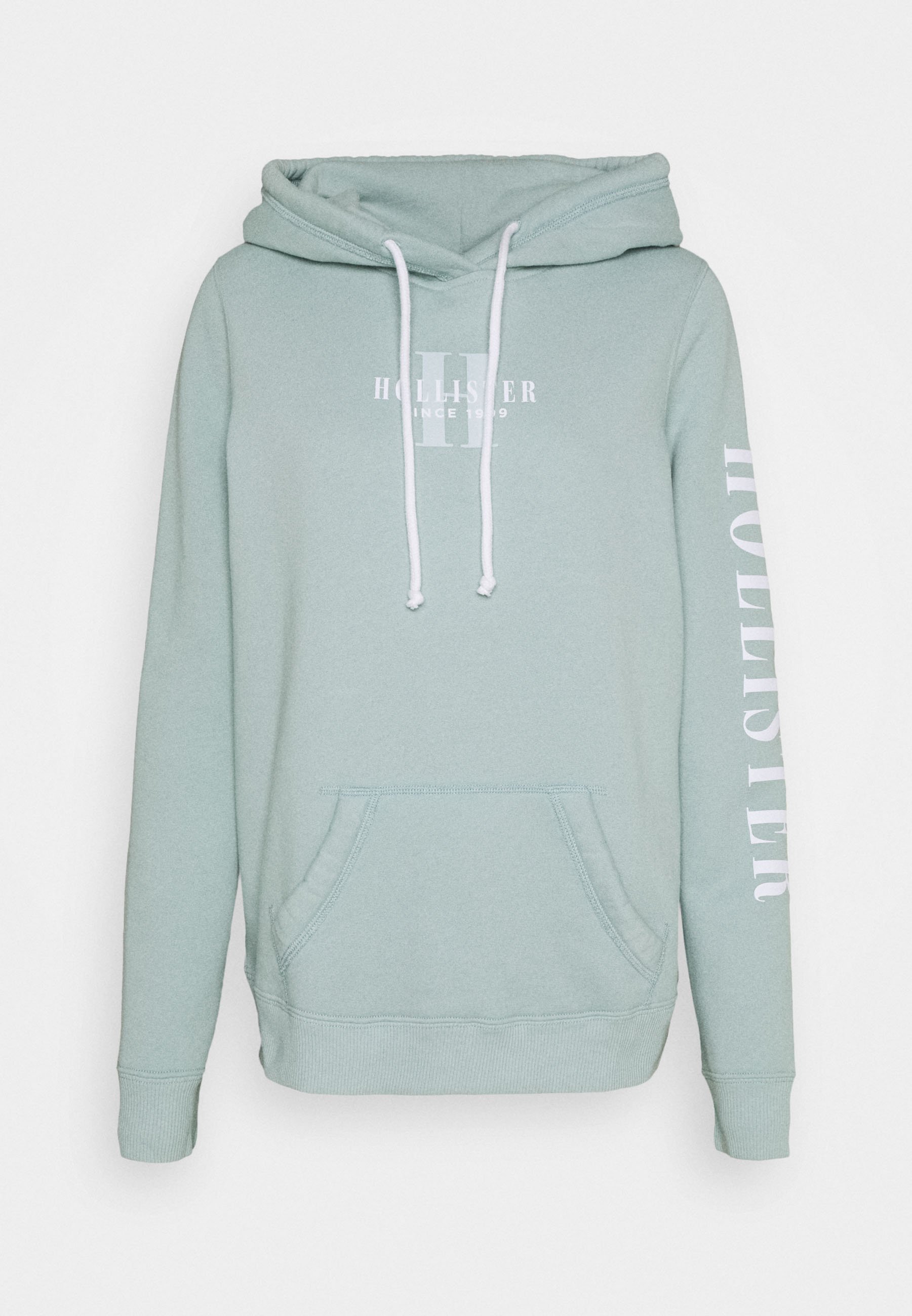 print logo hoodie hollister