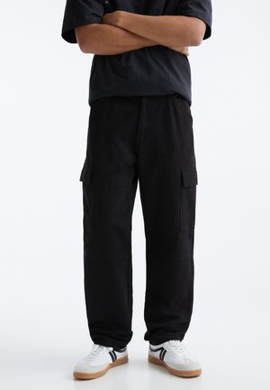 Pantalon cargo - black