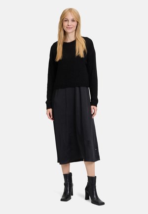 Strickkleid - schwarz