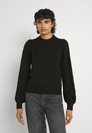 RUE - Strickpullover - black