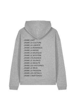 JAIME MIRA OVERSIZED PRINT - Hoodie - mottled grey