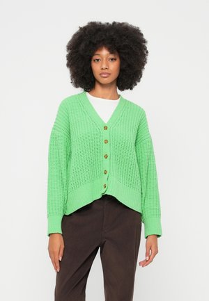 NEON ISLES CARDIGAN - Cardigan - irish green