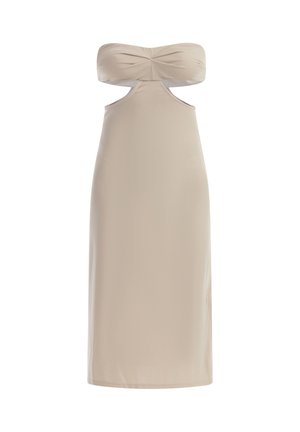 faina, MIDIKLEID MIT CUT-OUTS TYLIN - Cocktailjurk - creme