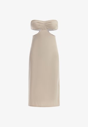 faina, MIDIKLEID MIT CUT-OUTS TYLIN - Cocktailjurk - creme