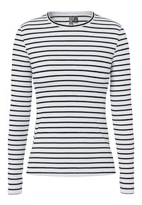 Majica z dolgimi rokavi - cloud dancer/black