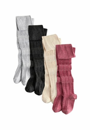 RICH  4 PACK - Harisnyanadrágok - pink grey and cream
