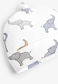 JoJo Maman Bébé BUNNY PRINT - Berretto - white elephant