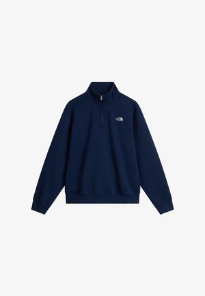 The North Face, M TNF ESSENTIAL SIMPLE DOME RLX 1/4 ZIP. - Sweatshirt - summit navy