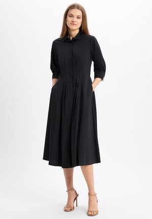 Shirt dress - schwarz