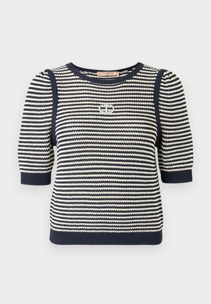 TWINSET SWEATER - Jumper - blue/white