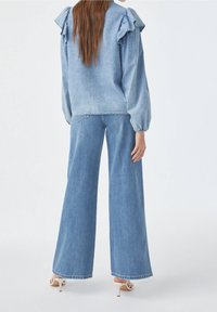 PULL&BEAR Button-down blouse - blue-grey