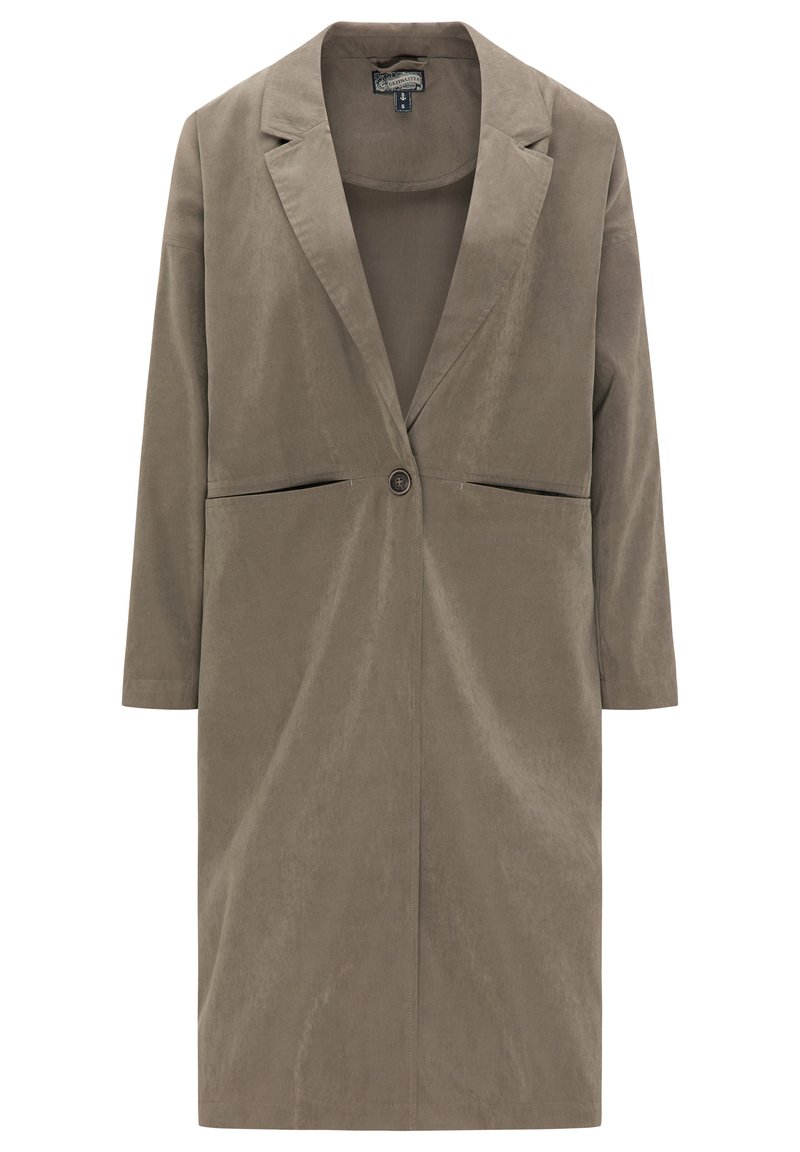 dreimaster Mantel donkergrijs