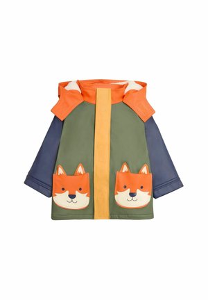 JoJo Maman Bébé FOX COSY - REGULAR FIT - Vandeniui atspari striukė - khaki