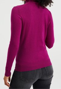 WE Fashion Stickad tröja - purple