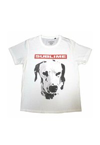 Paradiso Clothing SUBLIME DOG LOGO UNISEX - Print T-shirt - white