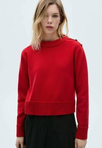 Mango WITH JEWEL BUTTONS - Pulover - red