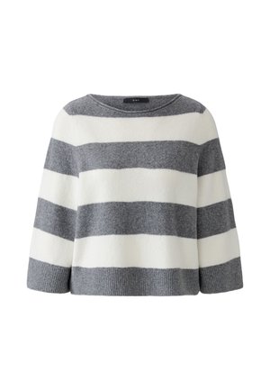 Oui, PULLOVER - Jumper - grey white