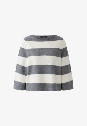 Oui, PULLOVER - Jumper - grey white