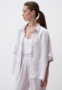 Jimmy Key LOOSE FIT THREE QUARTER SLEEVED SLIT - Camicia - lilac