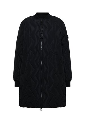 Cecil, LANGER BLOUSONMANTEL MIT STEPPMUSTER - Manteau d'hiver - black