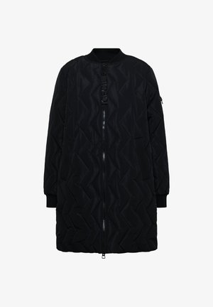 Cecil, LANGER BLOUSONMANTEL MIT STEPPMUSTER - Manteau d'hiver - black