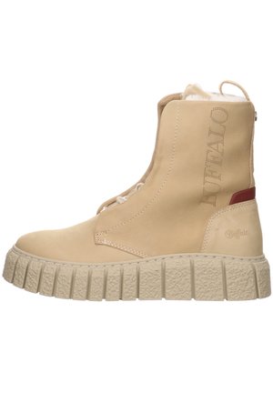 Buffalo, RAMPA HI WARM - Platform ankle boots - creme