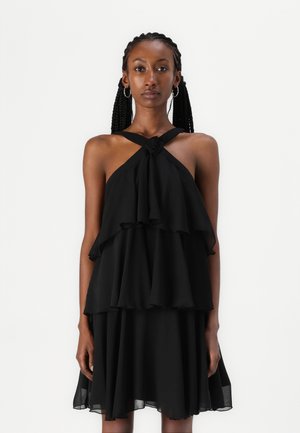 VMFELICIA RUFFLE SHORT - Cocktailjurk - black