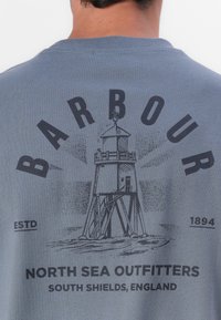 Barbour RELAXED SOUTER - T-Shirt print - blue stone