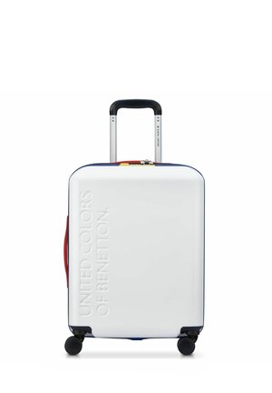 X UNITED COLORS OF BENETTON KABINENTROLLEY - Wheeled suitcase - white