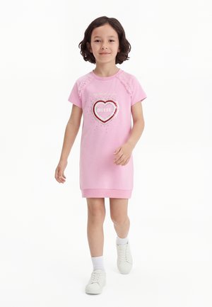 Guess TODDLER PUNTO MILANO DRESS - Vestido informal - blooming azalea
