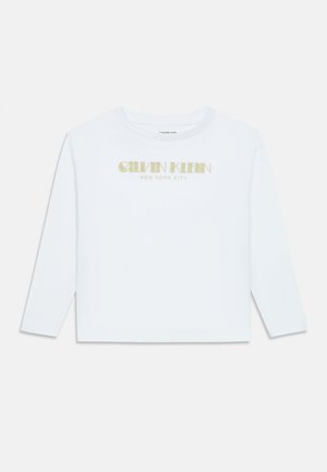 BOXY - T-shirt à manches longues - bright white