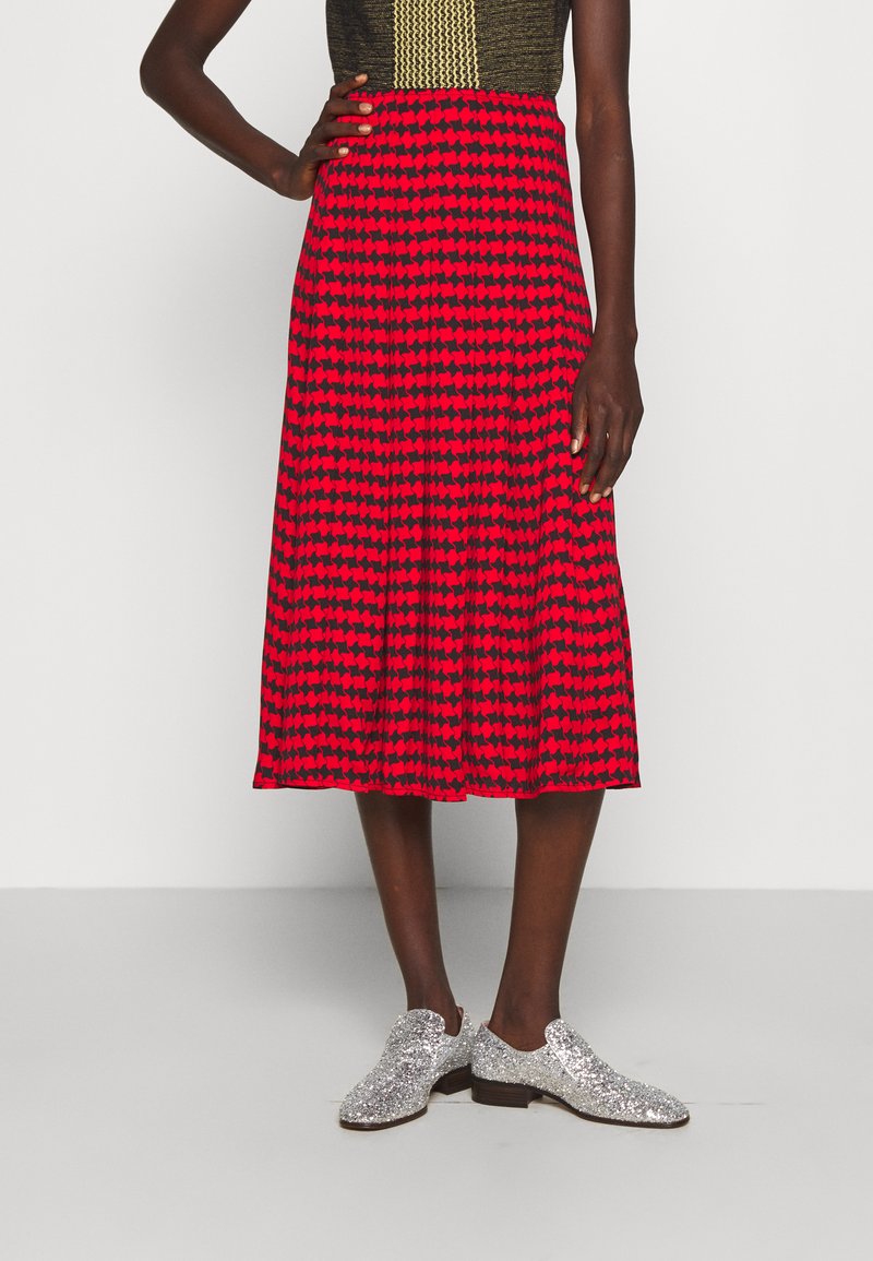 Damen Bekleidung | Victoria Beckham PLEATED SKIRT Faltenrock red/black/rot - JL88991 Damen Bekleidung | Victoria Beckham PLEATED SKIRT Faltenrock red/black/rot - JL88991