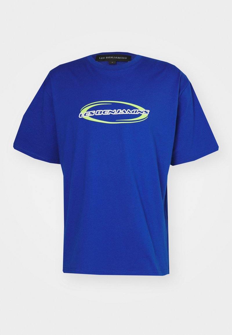 Les Benjamins T-shirt print blauw