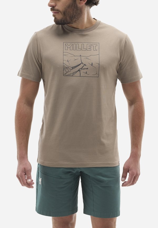 T-Shirt print - beige