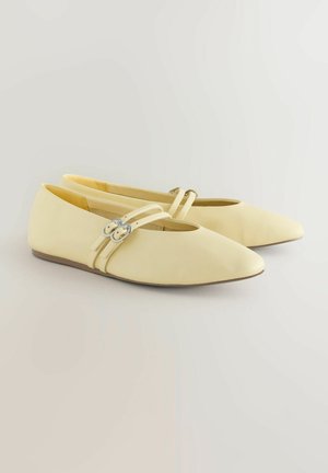 Next REGULAR FIT MARY JANE - Balerinos tipo bateliai su dirželiu ties kulkšnimi - buttermilk yellow