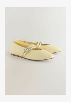 Next REGULAR FIT MARY JANE - Balerinos tipo bateliai su dirželiu ties kulkšnimi - buttermilk yellow