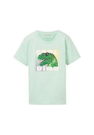 T-shirt imprimé - pastel apple green
