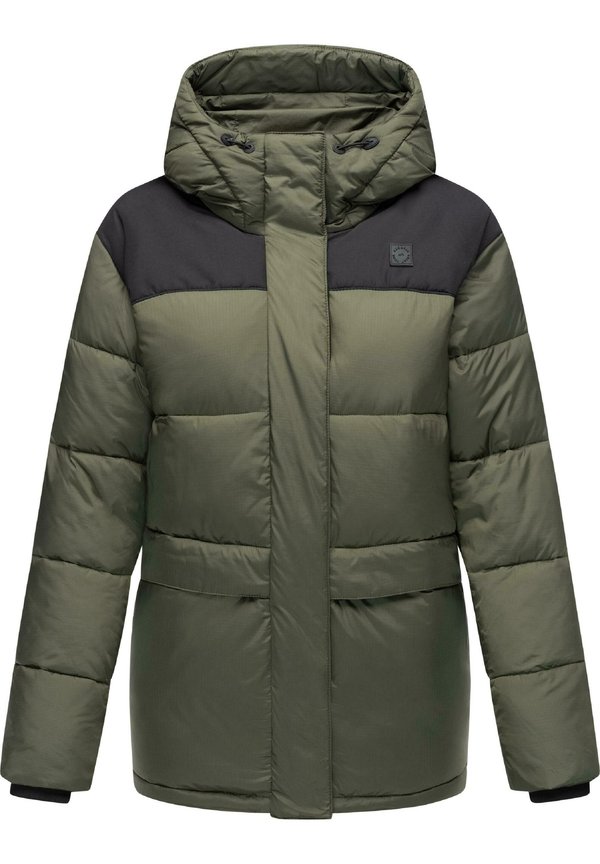 WIKESH - Winterjacke - dark olive