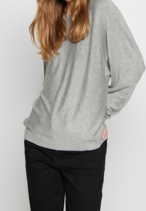 Pullover - mottled light grey