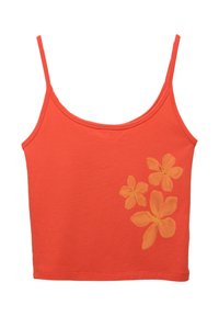 STRAPPY FLORAL - Top - coral